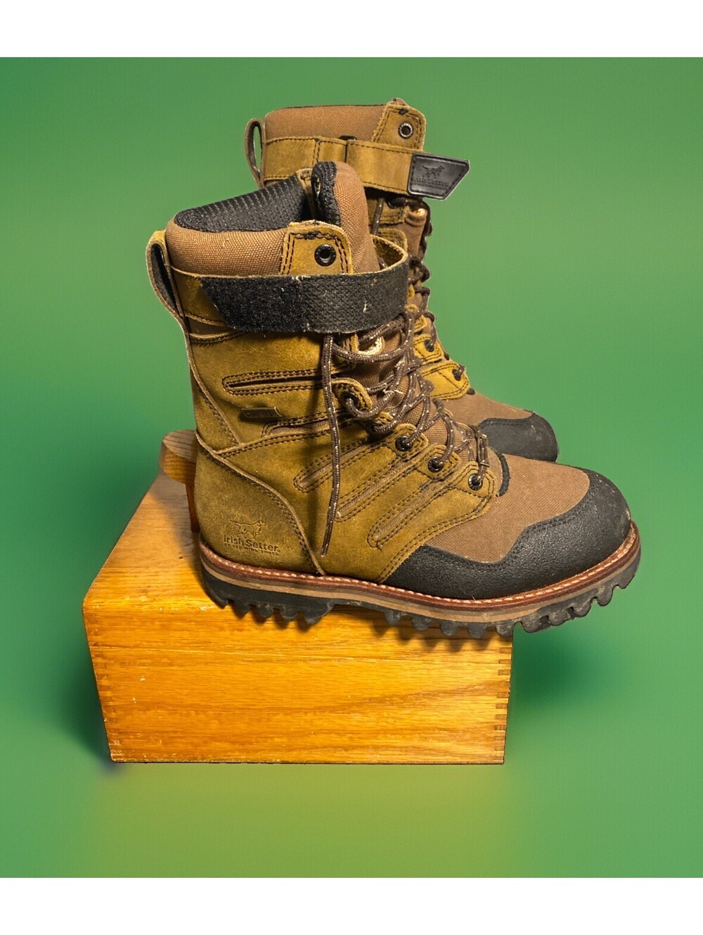 IRISH SETTER by Red Wing Men's Gore-Tex 3897 Brown 400 Gram Ins Boots 7.5D